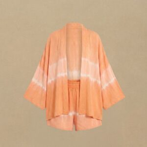 มัดย้อม เซ็ตเสื้อคลุม กางเกงขาสั้น